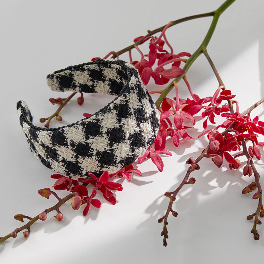 Alice Flag Check Tweed