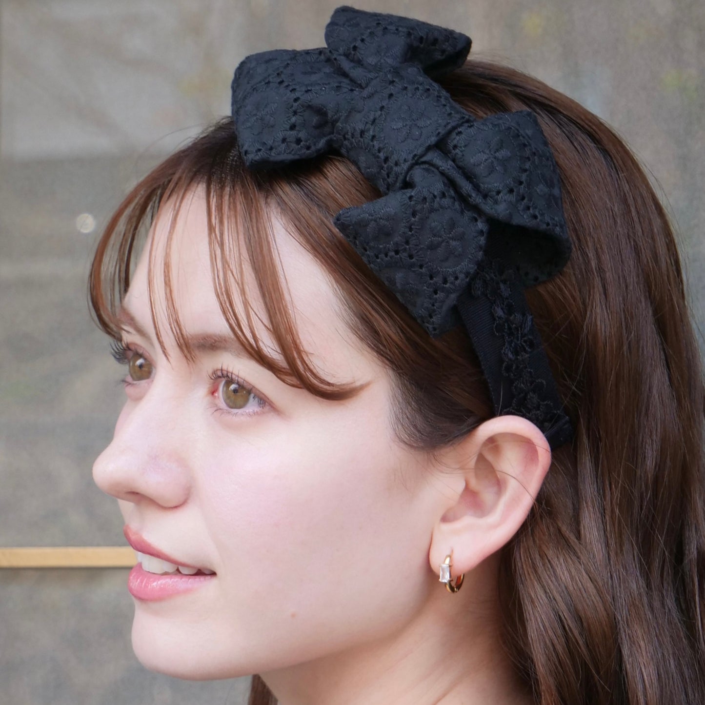 Milla Embroidery Black