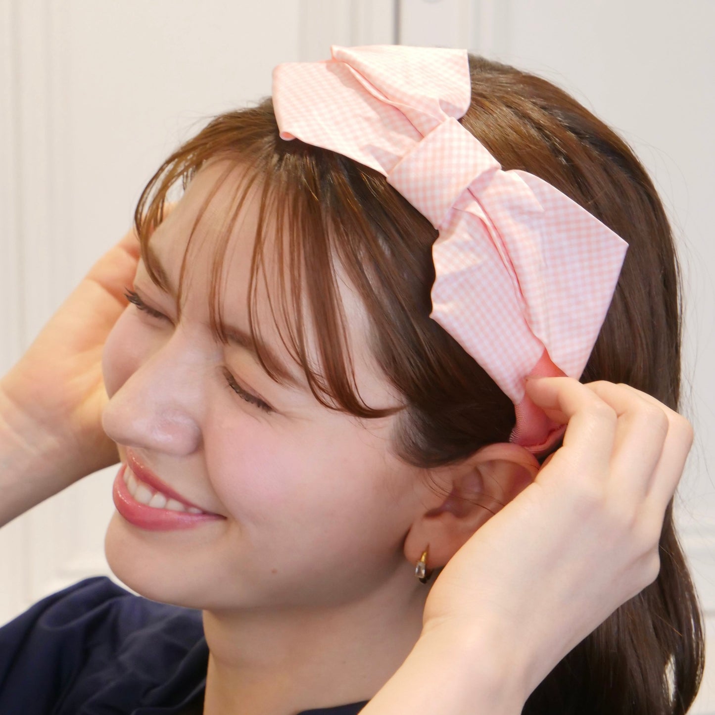 Milla Gingham Pink & Green