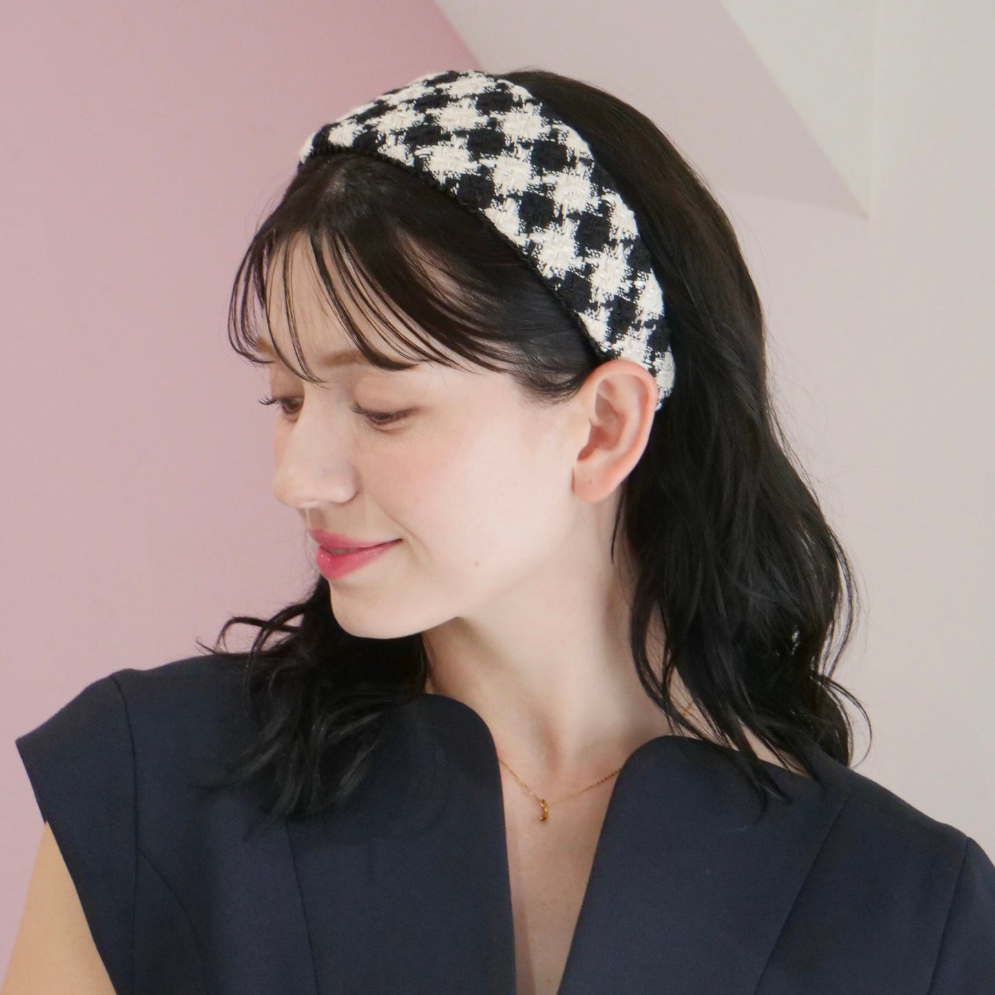 Alice Flag Check Tweed