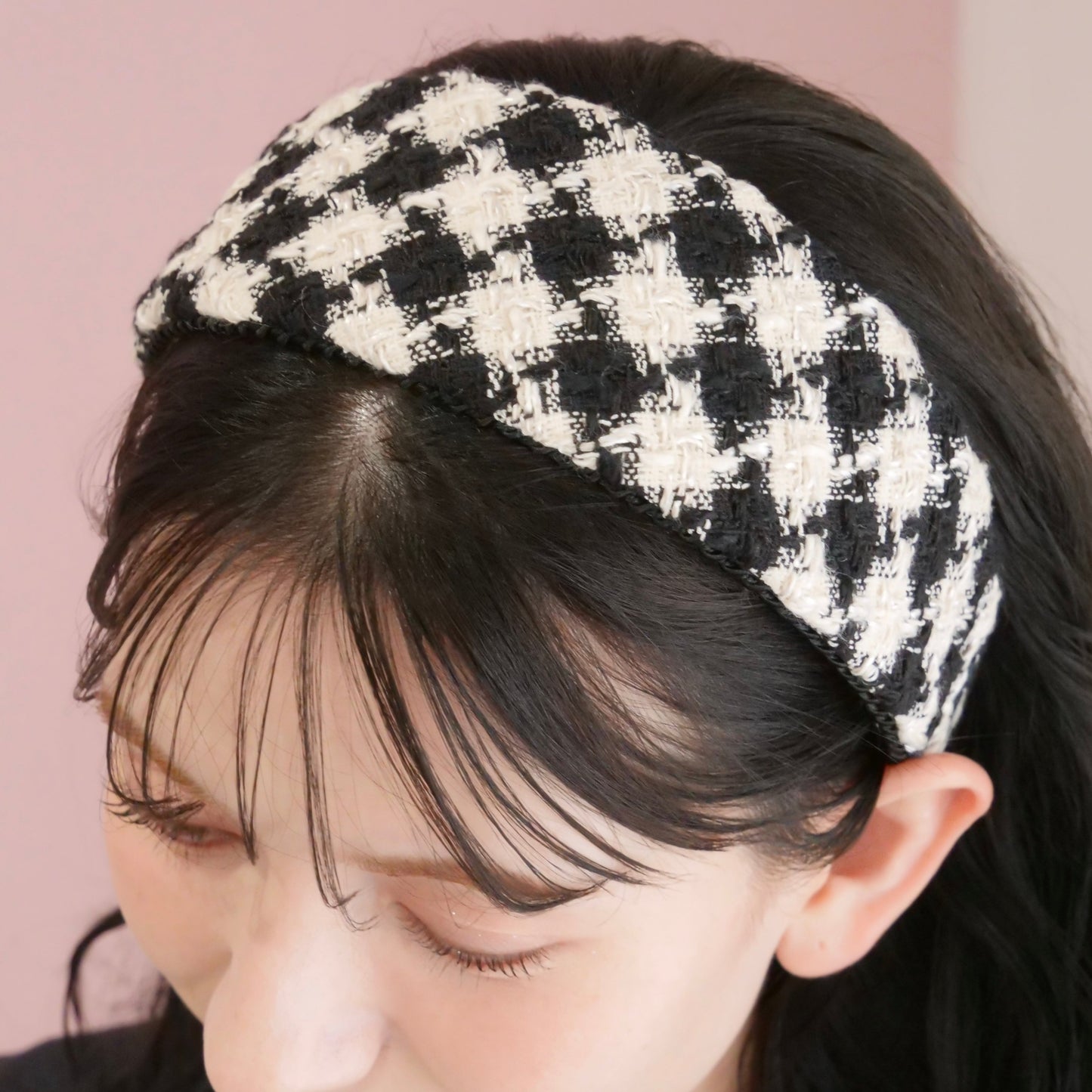 Alice Flag Check Tweed