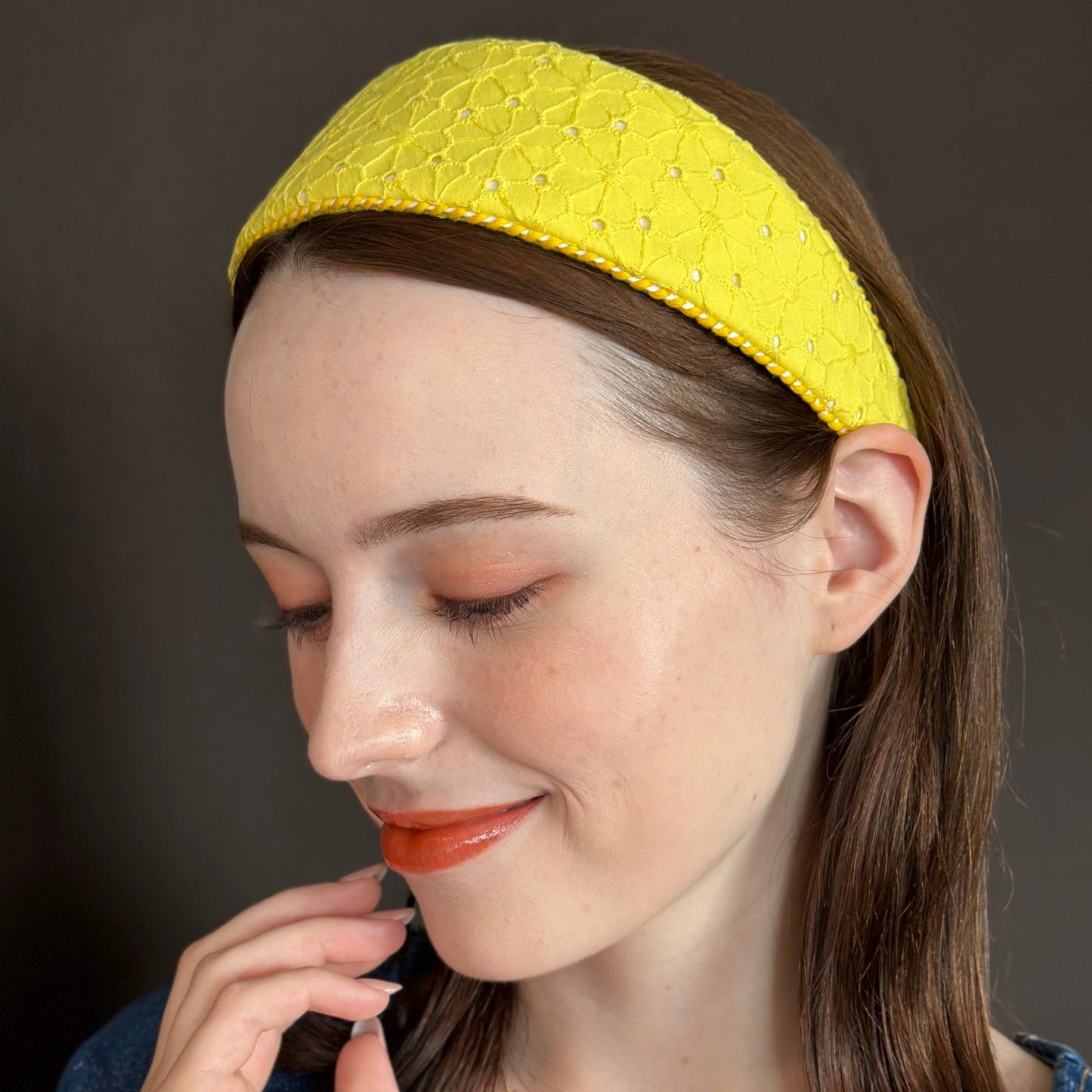 Alice & Audrey Eyelet Embroidery<Yellow>