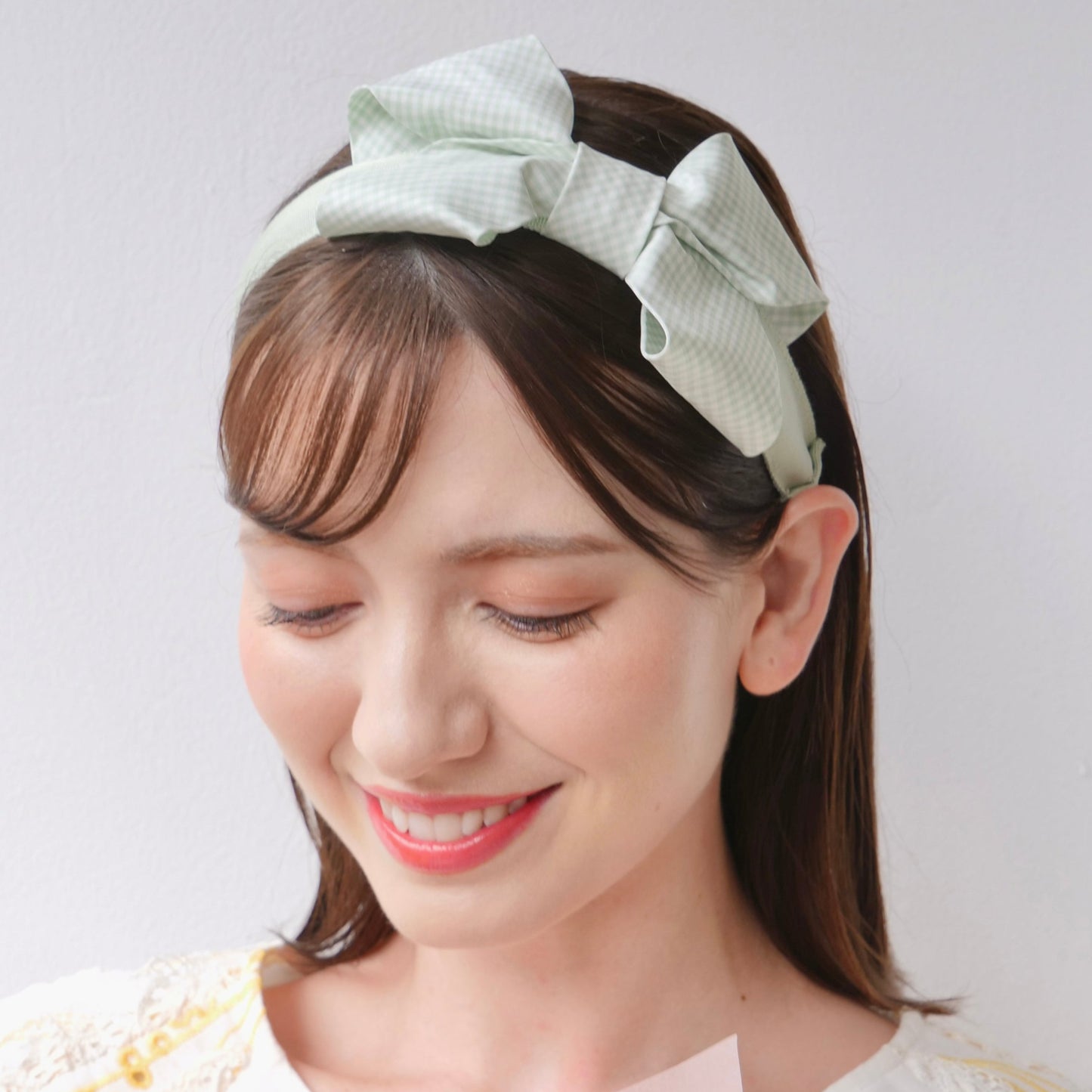 Milla Gingham Pink & Green