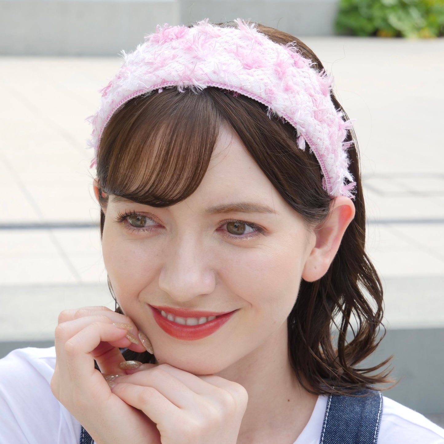 Alice Feather Blue & Pink