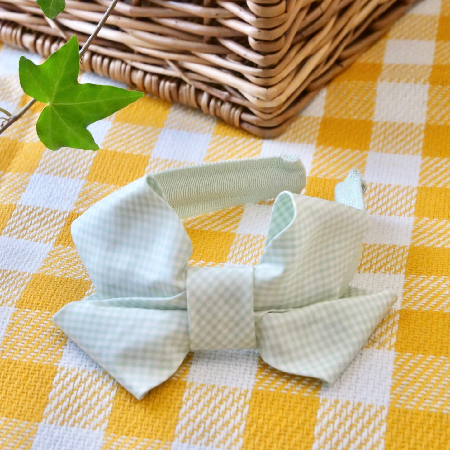 Milla Gingham Pink & Green
