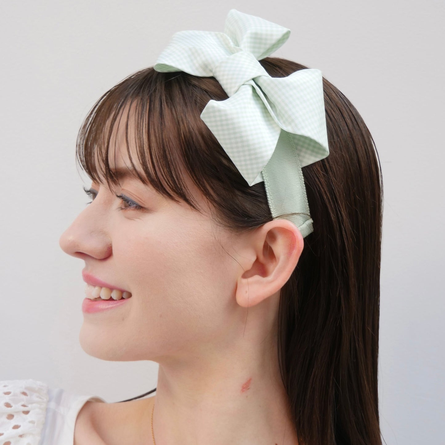 Milla Gingham Pink & Green