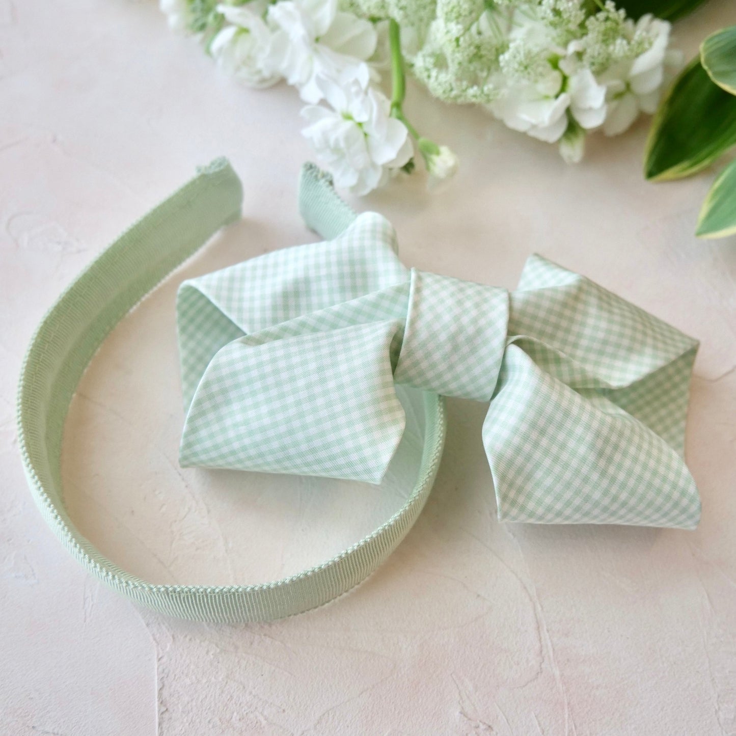 Milla Gingham Pink & Green