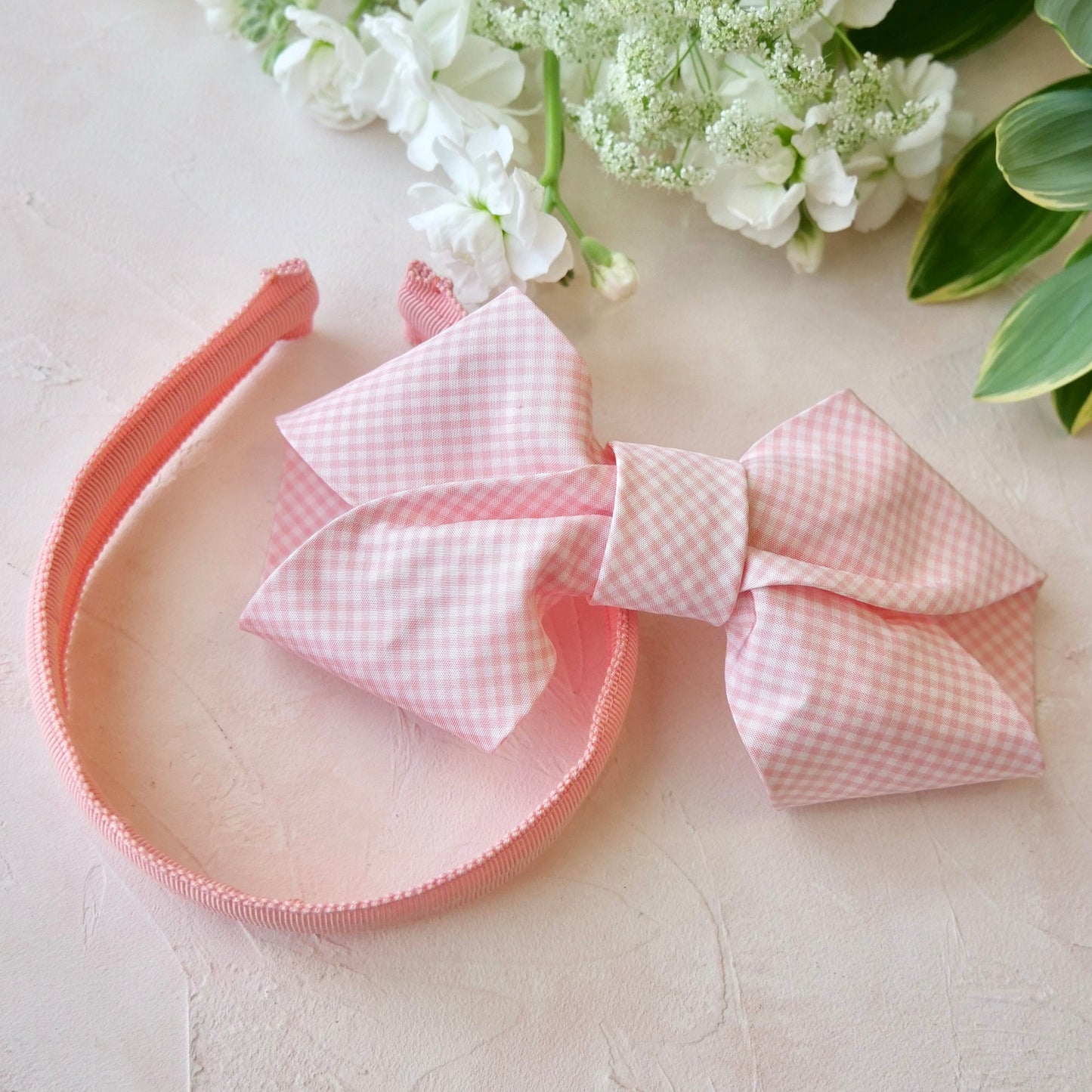 Milla Gingham Pink & Green