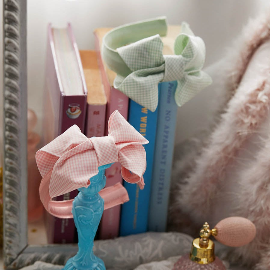 Milla Gingham Pink & Green