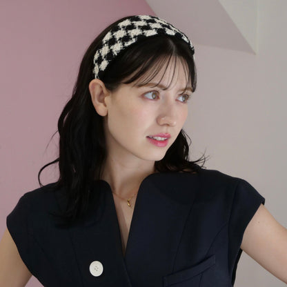 Alice Flag Check Tweed