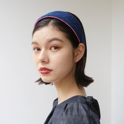 Alice & Audrey Eyelet Embroidery<Navy>