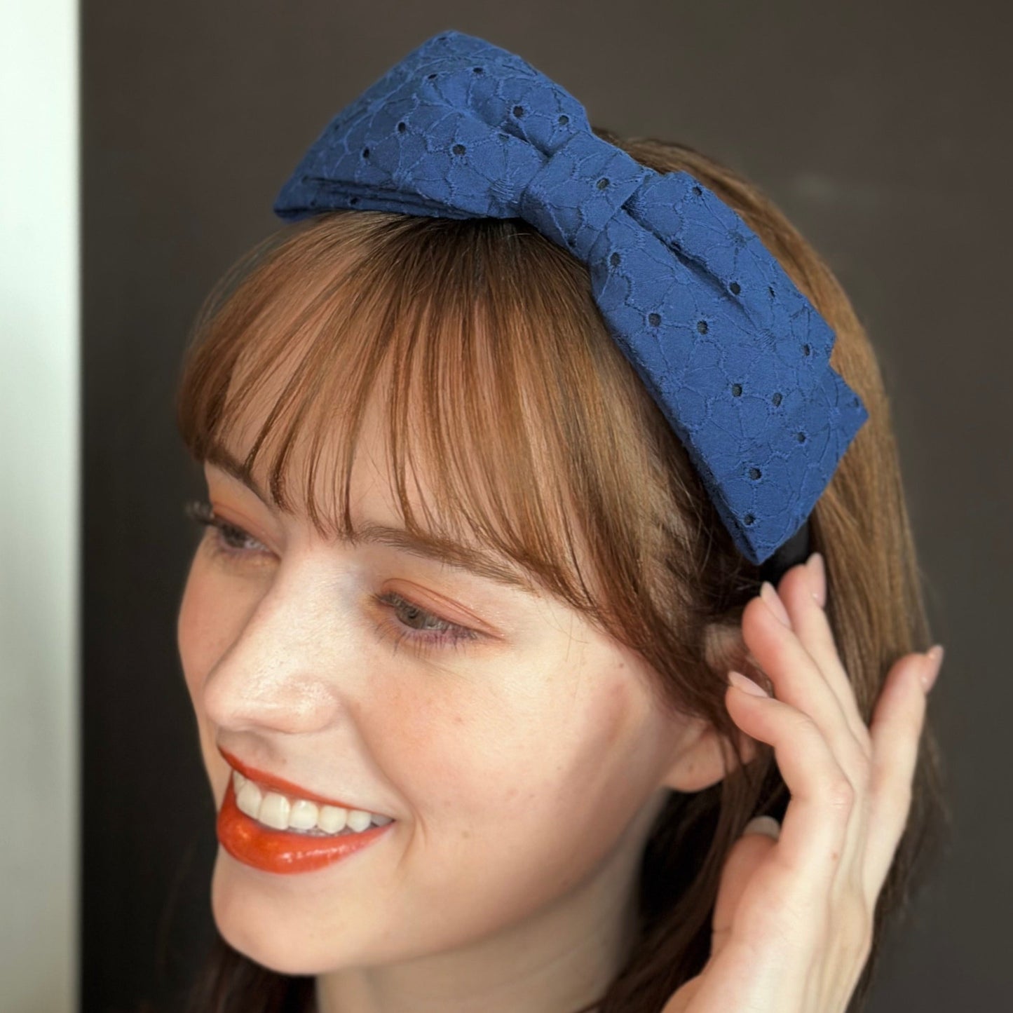 Alice & Audrey Eyelet Embroidery<Navy>