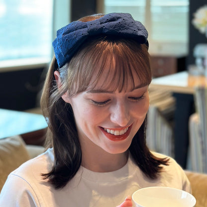 Alice & Audrey Eyelet Embroidery<Navy>