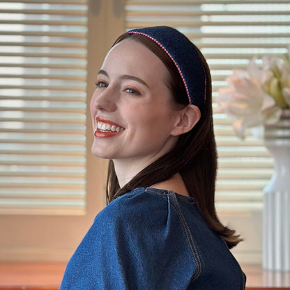 Alice & Audrey Eyelet Embroidery<Navy>