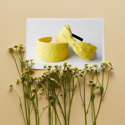 Alice & Audrey  Eyelet Embroidery<Yellow>
