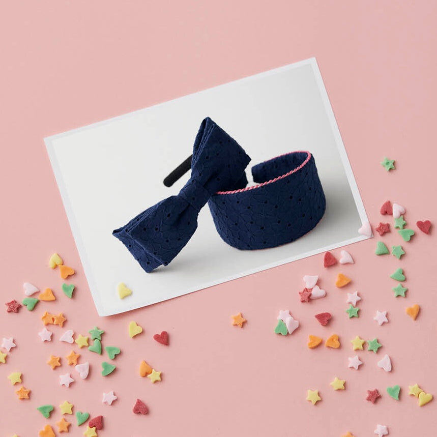 Alice & Audrey Eyelet Embroidery<Navy>